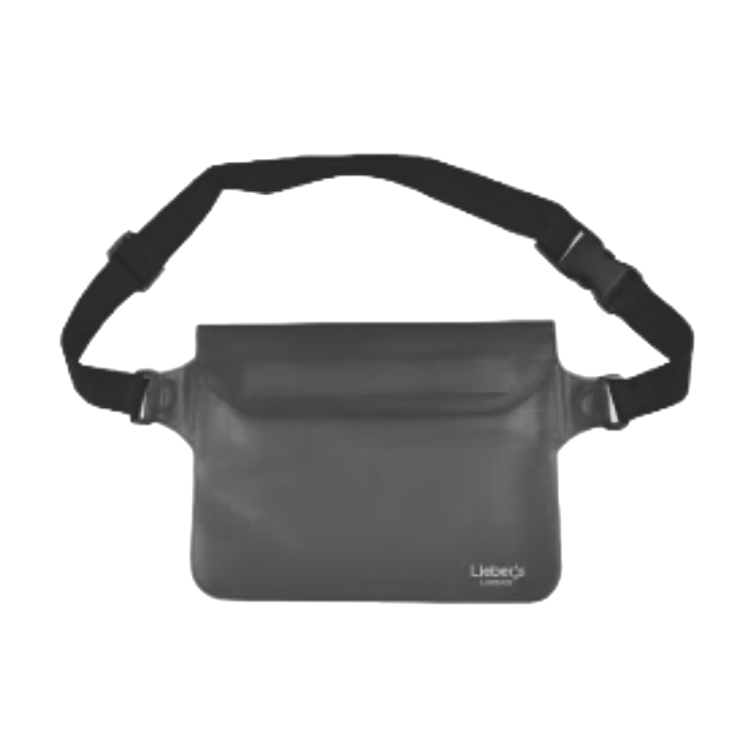 Lieber's Luggage® Lab HydroGuard Waterproof Waist Pouch Black