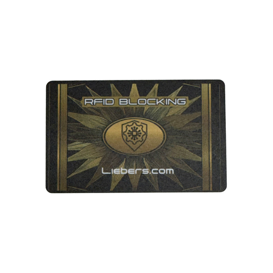 Lieber's Luggage® Lab RFID Shielding Disruptor Card for Wallet