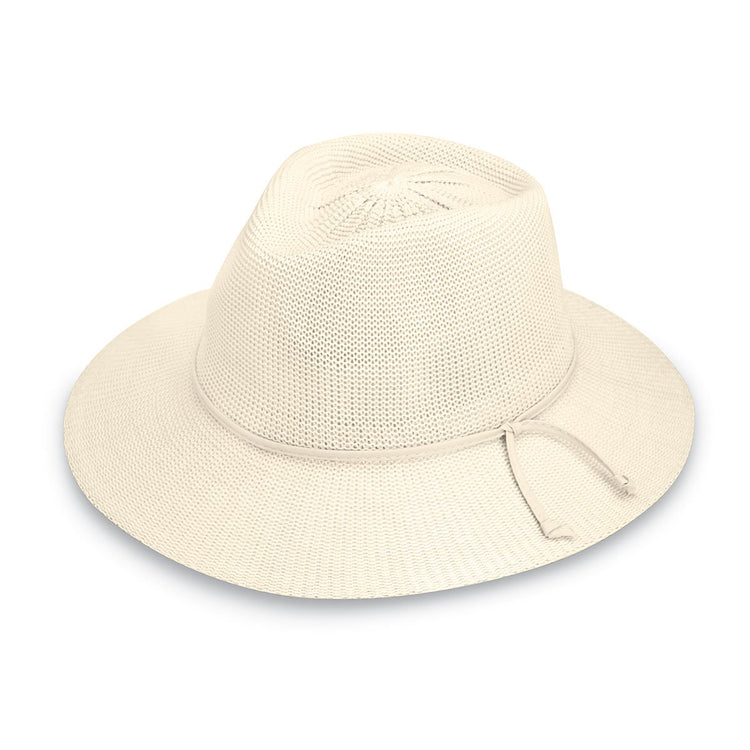 Wallaroo Packable Hat - Victoria Fedora UPF 50+ Natural Medium