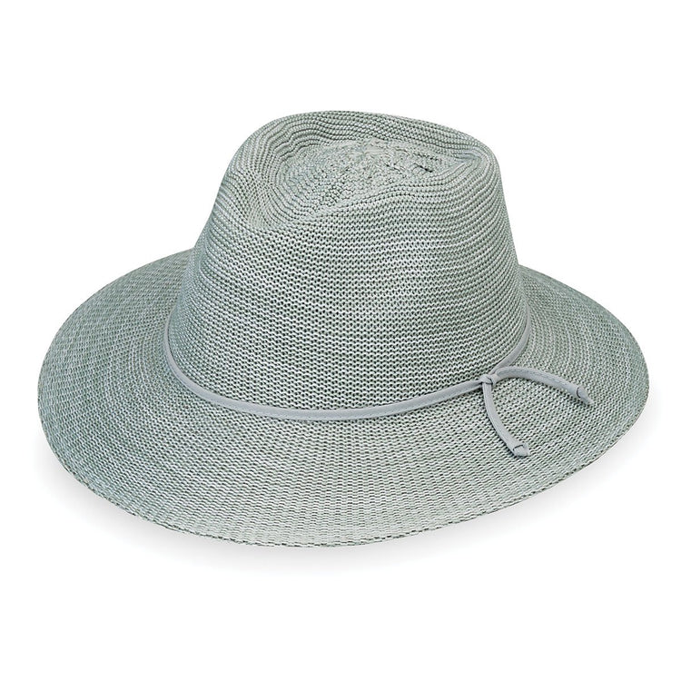 Wallaroo Packable Hat - Victoria Fedora UPF 50+ Seafoam Medium