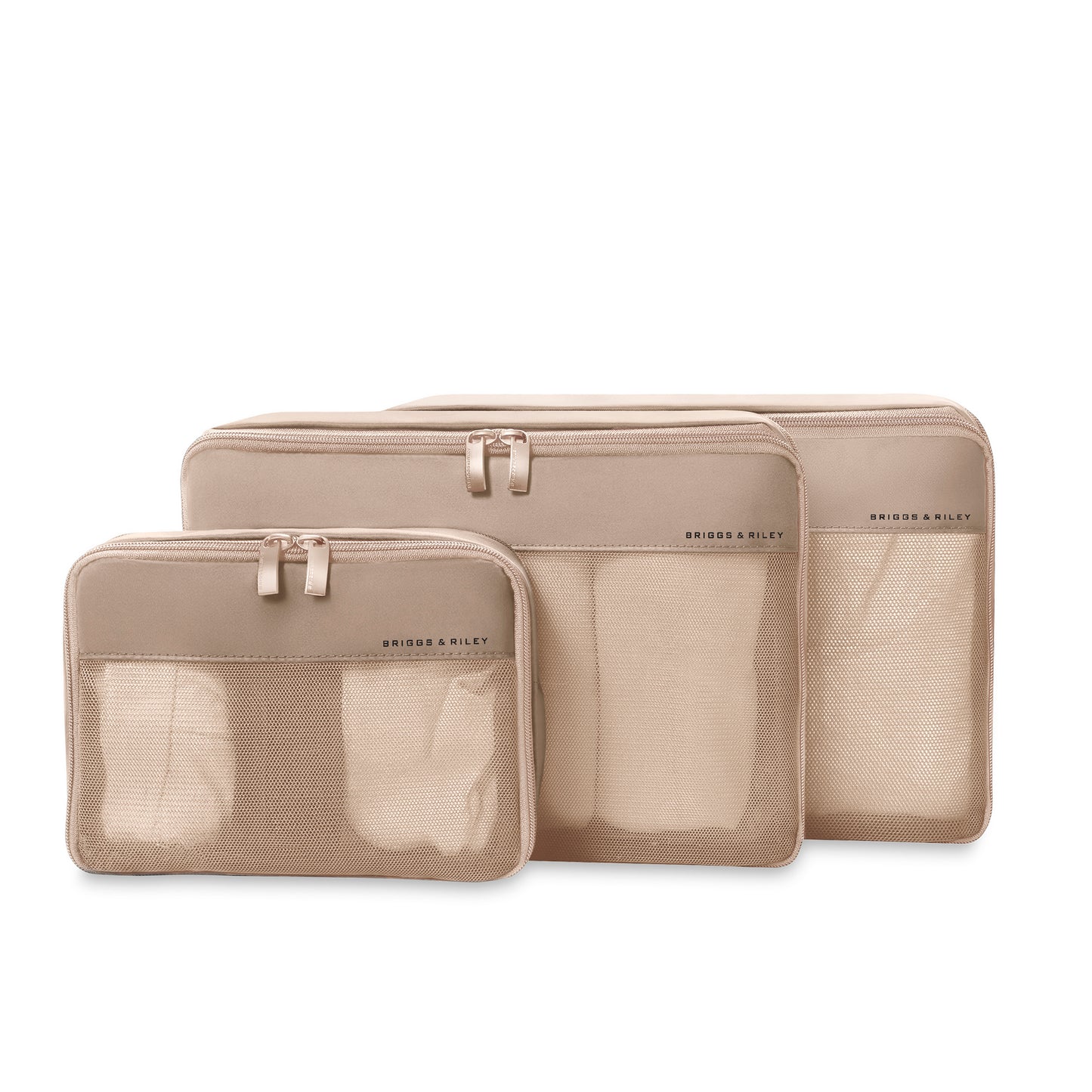 Briggs & Riley Expandable Packing Cube Set for Carry-Ons- X111 Tan