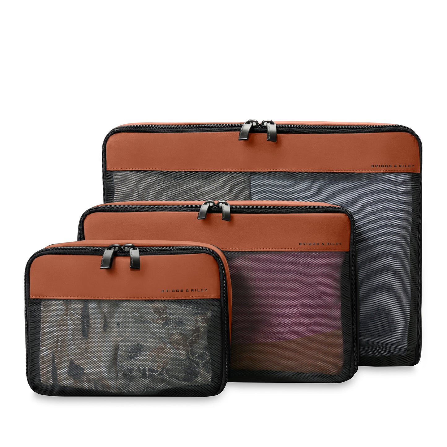 Briggs & Riley Expandable Packing Cube Set for Check-In Luggage- X112 Canyon