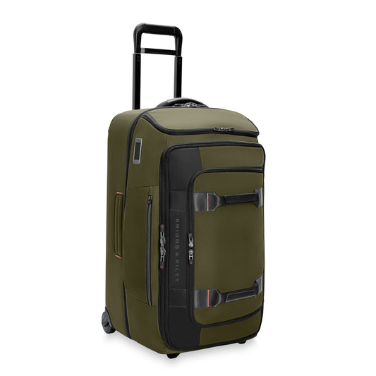 *NEW* Briggs & Riley ZDX Softside 27" Medium 2-Wheeled Upright Duffel (Free Monogram) Hunter