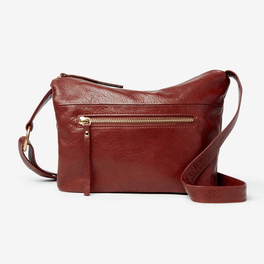 Osgoode Marley Leather RFID Zella Small Crossbody- 7036 Brandy