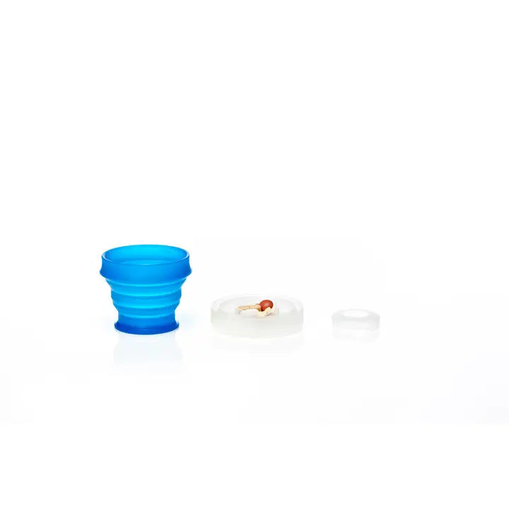 Humangear- GoCup Portable Collapsible Travel Cup Mug- Size Small Blue
