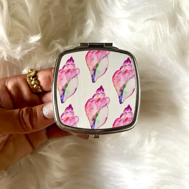 Aubrey Emi Mirror Pink Seashells