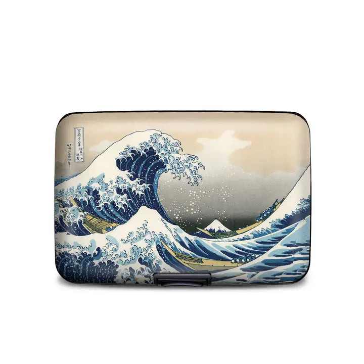 Monarque RFID Armored Wallet Hokusai the Great Wave