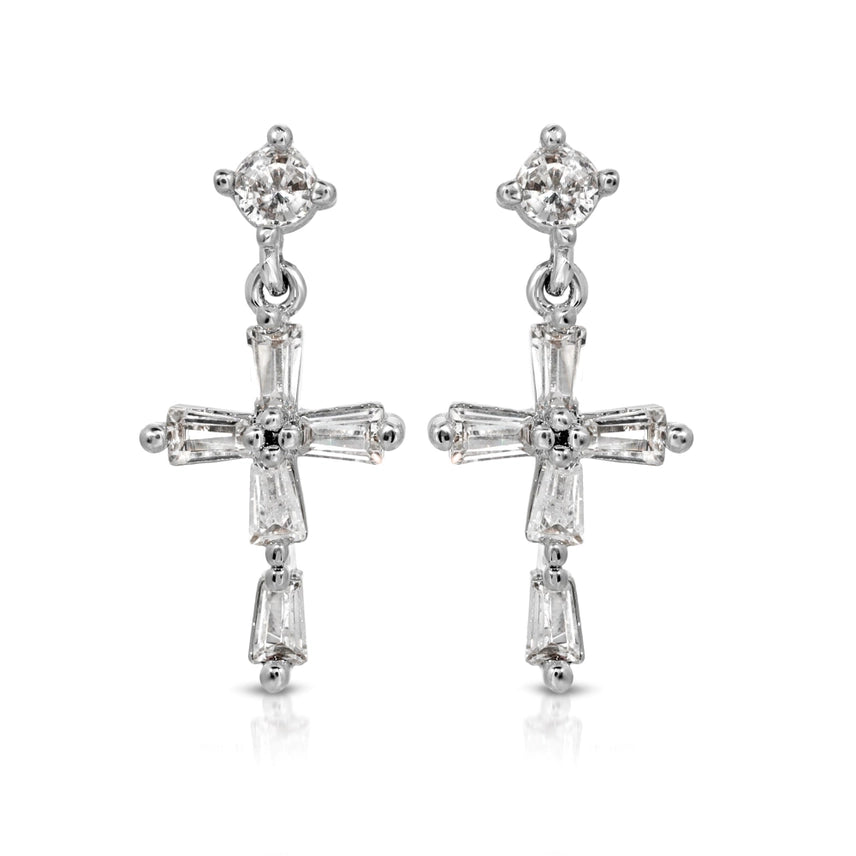 Dangle Earrings Cross