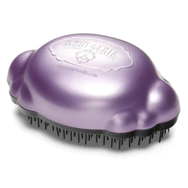 Knot Genie- Teeny Genie Travel Hair Brush Lilac Loveliness