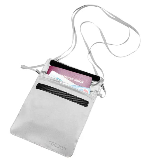 Cocoon RFID Secret Passport Wallet Waterproof Silk Sand Grey