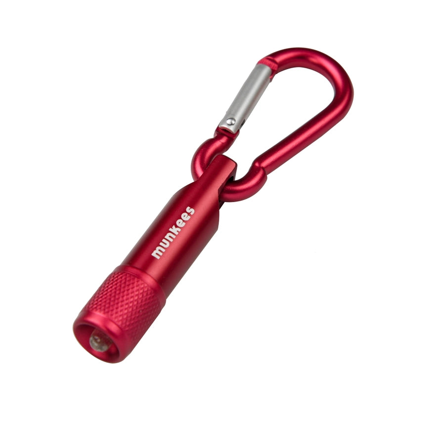 AceCamp LED Flashlight with Carabiner Red