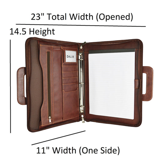 Dalix Professional Excel Business Slim Portfolio Briefcase