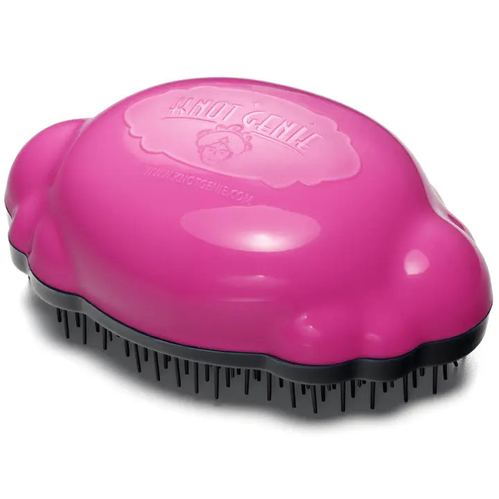 Knot Genie- Teeny Genie Travel Hair Brush Fairy Pink