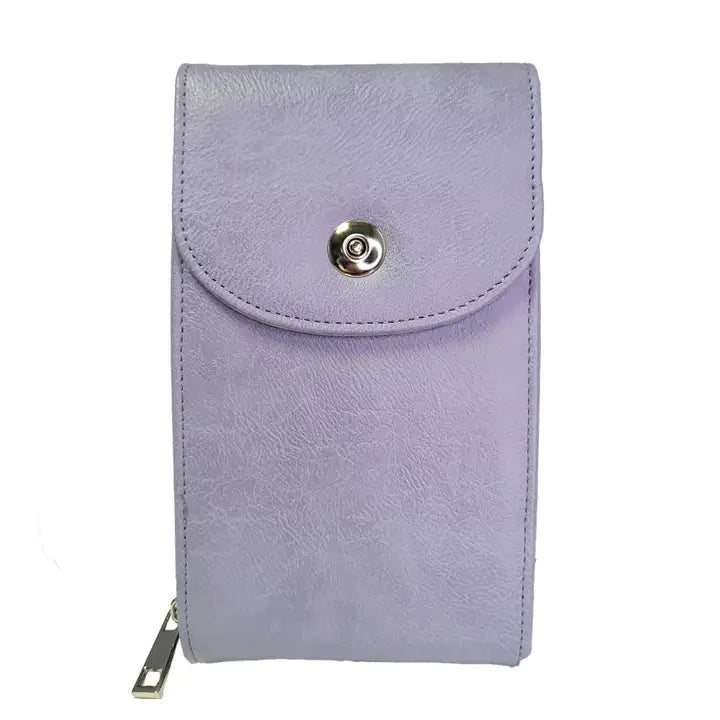 K. Carroll Serena RFID Vegan Leather Crossbody Lilac