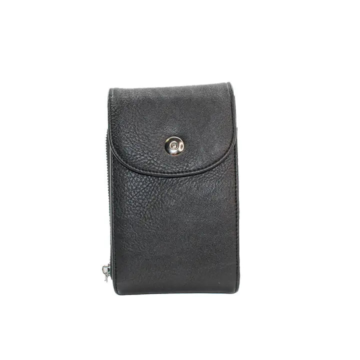 K. Carroll Serena RFID Vegan Leather Crossbody Black