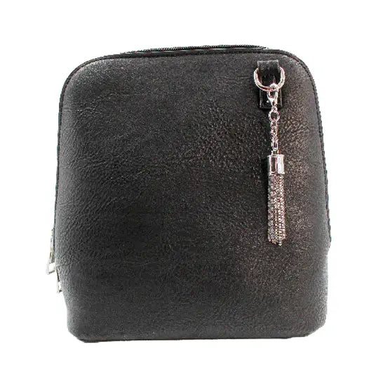 K. Carroll RFID Kristen Vegan Leather Crossbody Black