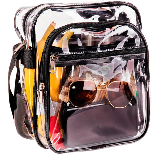 SHYLERO Stadium Messenger Bag- 9.84x8.3x5.12 inches- $19.99 Black