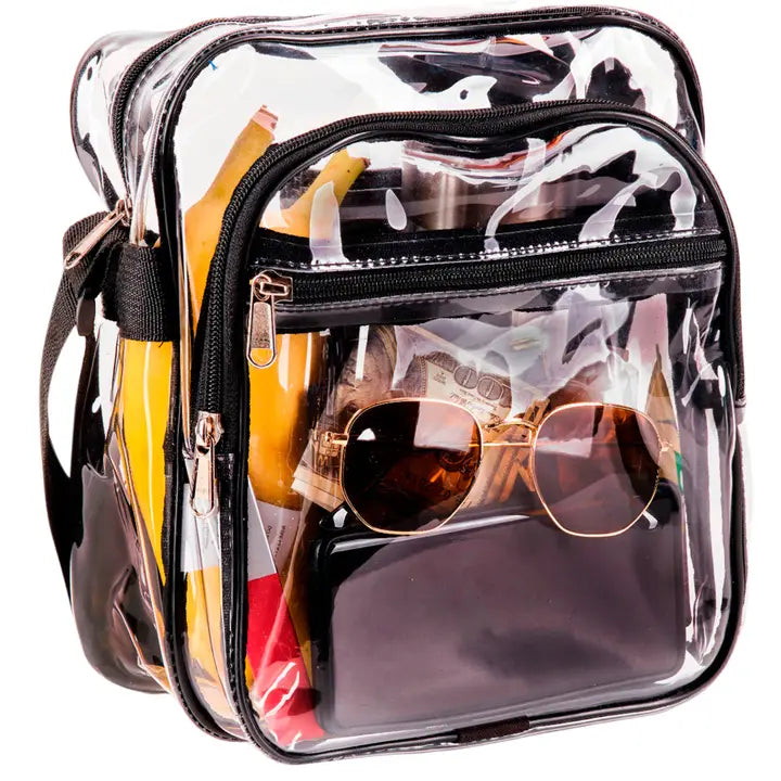 SHYLERO Stadium Messenger Bag- 9.84x8.3x5.12 inches- $19.99 Black