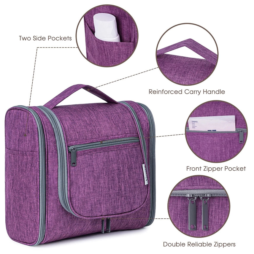 WANDF Large Hanging Toiletry Bag With Handle