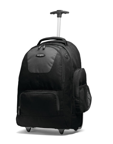 Samsonite 2-Wheeled Laptop Backpack Black Charcoal