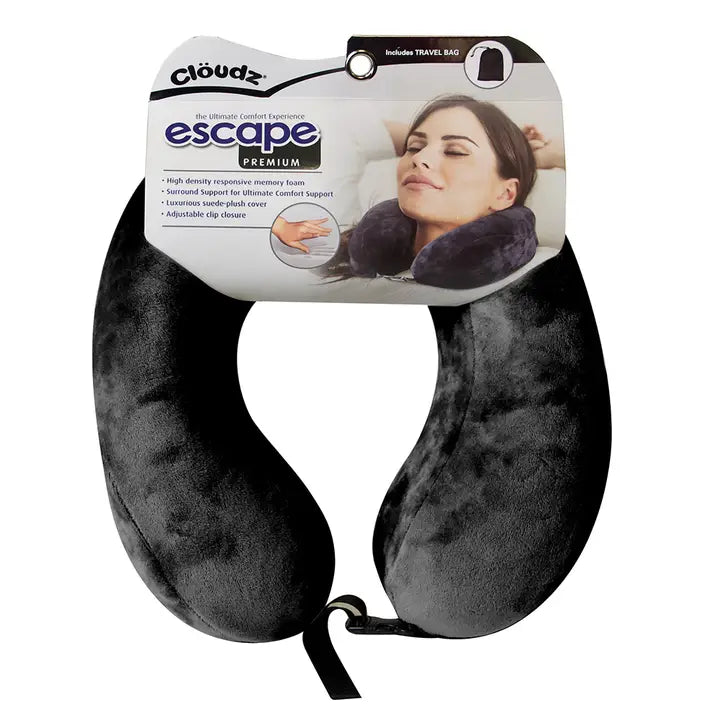 Cloudz Escape Premium Memory Foam Travel Neck Pillow