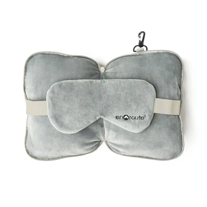 En Route Z Pod Travel Pillow Eye Mask Grey