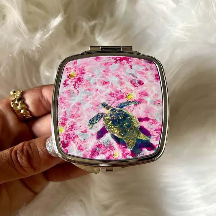 Aubrey Emi Mirror Pink Honu Turtle