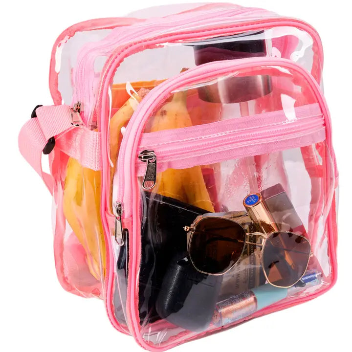 SHYLERO Stadium Messenger Bag- 9.84x8.3x5.12 inches- $19.99 Pink