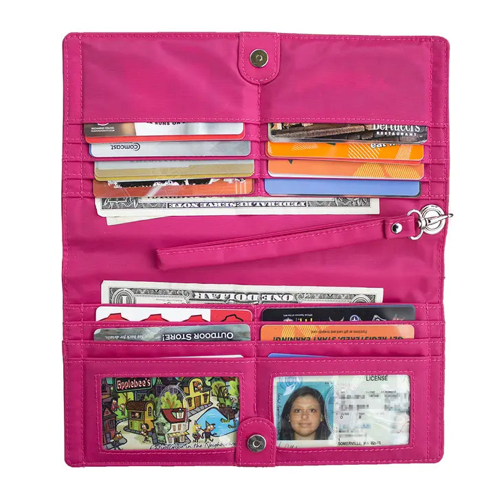 Big Skinny RFID Super Myphone cellphone bag/credit card wallet