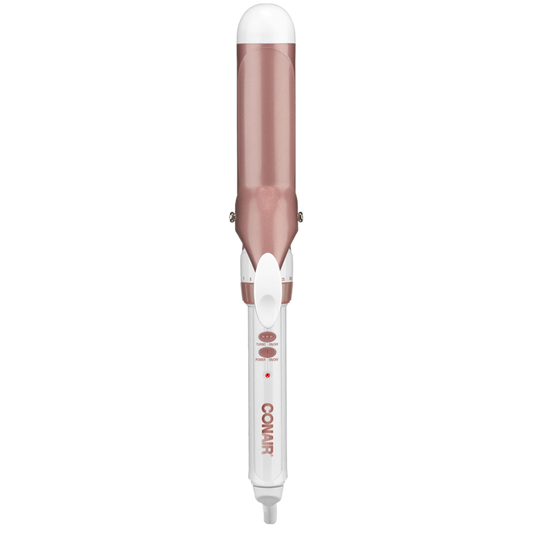 Conair® Double Ceramic 1½-inch Dual Voltage Curling Iron White Rose Gold
