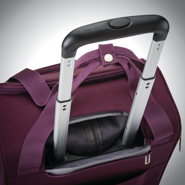 Samsonite Softside Underseat Spinner w/ USB Port and trolley sleeve passthrough