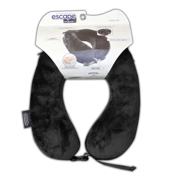 Cloudz Escape Premium Memory Foam Travel Neck Pillow