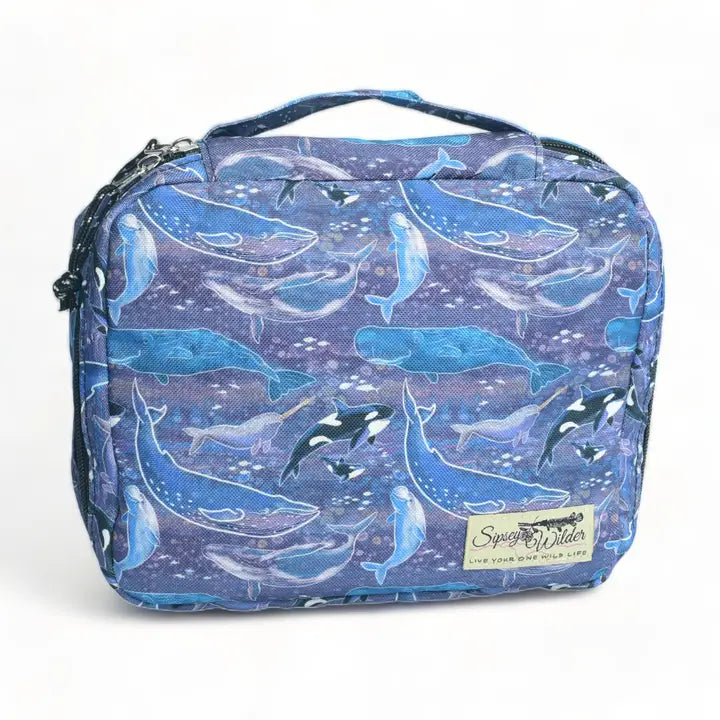 Sipsey Wilder Hanging Toiletry/Travel Organizer Whale Song