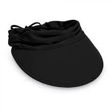 Wallaroo Packable Hat - Aqua Visor Black