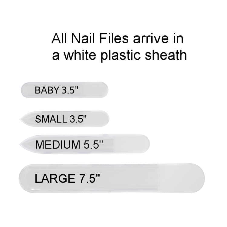 Czech Crystal Nail File - Size Large- Classy Color Collection