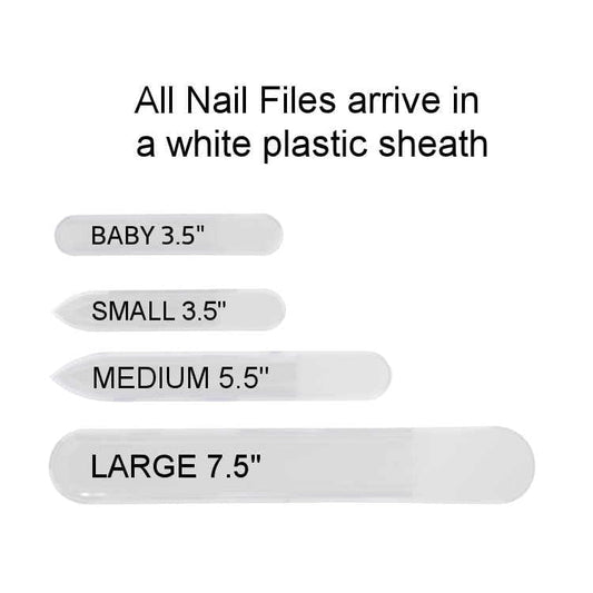 Czech Crystal Nail File - Size Large- Classy Color Collection