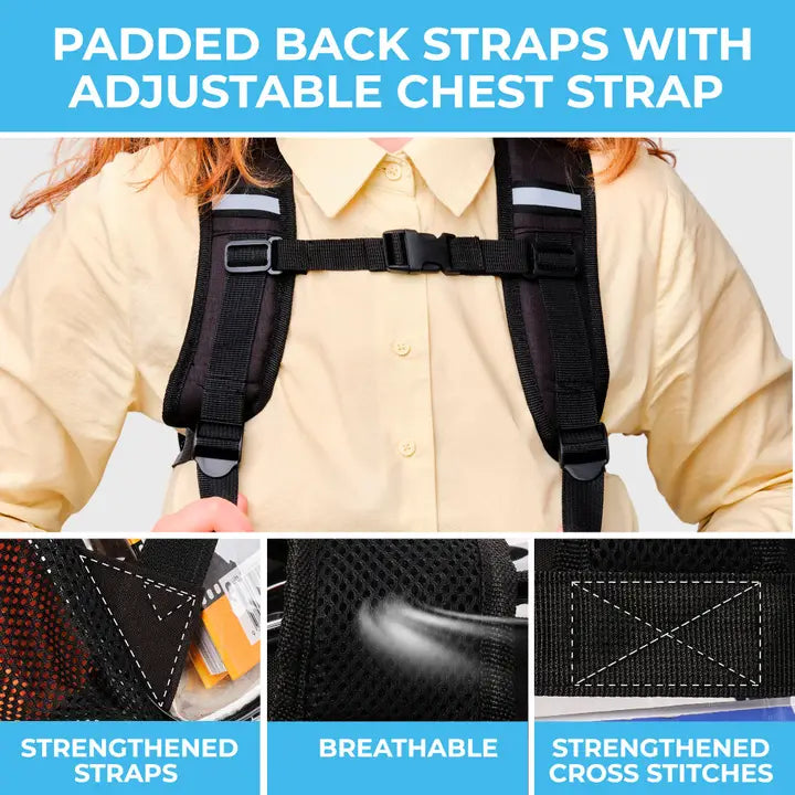 SHYLERO Stadium Backpack- 11.8 x 11 x 6 inches