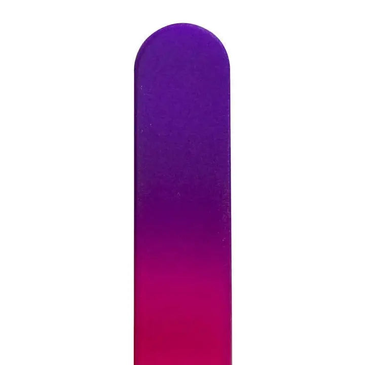 Czech Crystal Nail File - Size Large- Classy Color Collection Purple Magenta