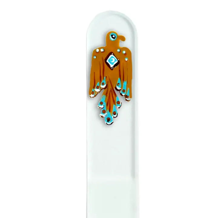 Czech Crystal Nail File - Size Small- Hand Painted Collection
