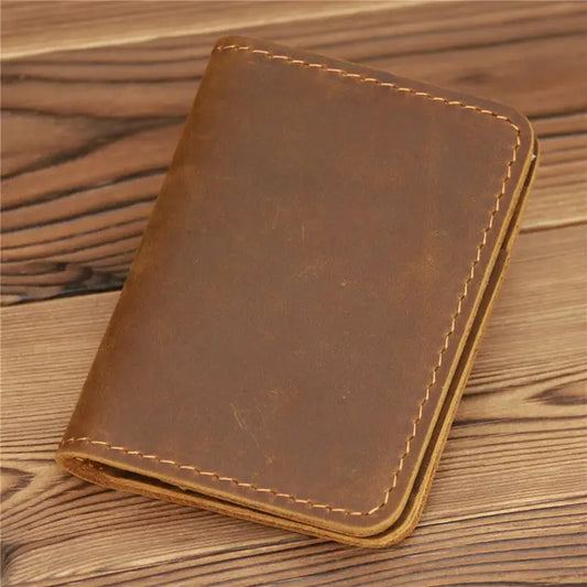 American Leather Goods- Genuine Leather Customizable Wallet