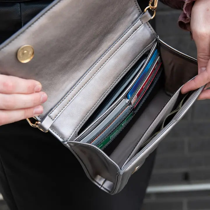 Save The Girls Vegan Cleo RFID Touchscreen Phone Crossbody