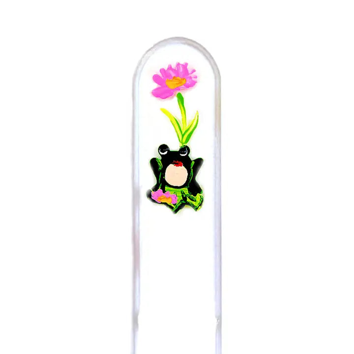 Czech Crystal Nail File - Size Large- Hand Painted Collection