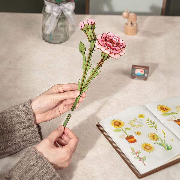 3D Wooden Flower Puzzle