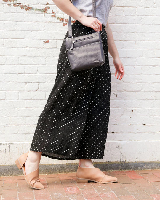 Osgoode Marley Leather RFID Small Crossbody Traveler- 7002