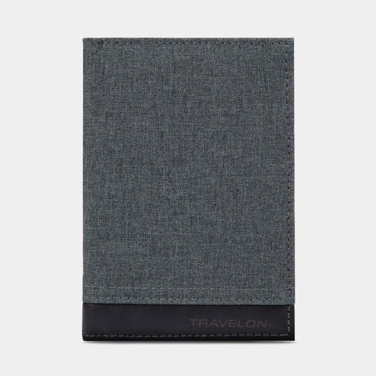 Travelon RFID Blocking Passport Wallet Slate
