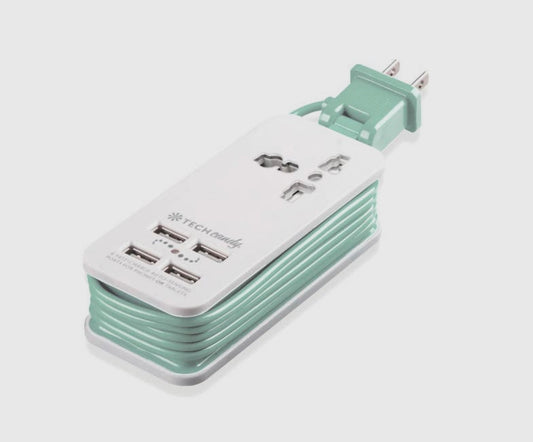 Tech Candy - Power Trip Outlet + Usb Travel Charging Station- $39.99 Mint