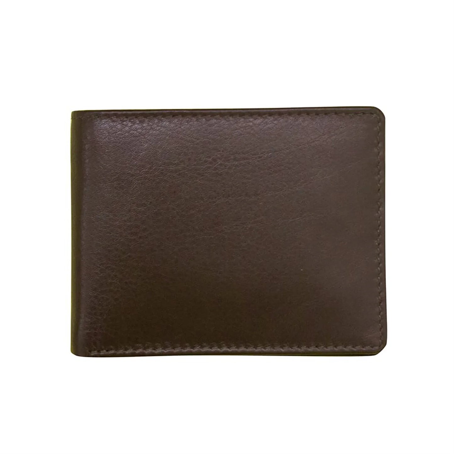 ili New York RFID Slim Bifold Wallet with Back I.D. Brown