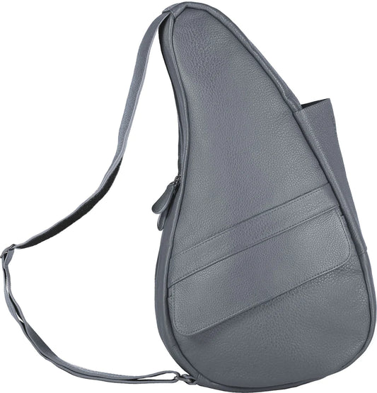 Ameribag 17" Healthy Back Bag Tote- Leather- Small- 5103 Gray