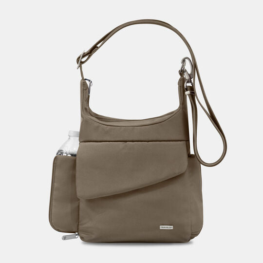 Travelon Anti-Theft RFID Classic Messenger Security Crossbody Nutmeg