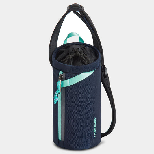 Travelon Anti-Theft Greenlander Insulated Water Bottle Bag GALAXY BLUE
